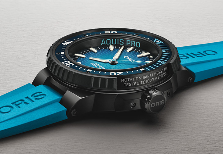 豪利時ORIS Aquis Pro 1000m日期腕錶