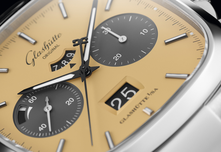GLASHÜTTE ORIGINAL格拉蘇蒂原創七零年代大日曆計時腕錶