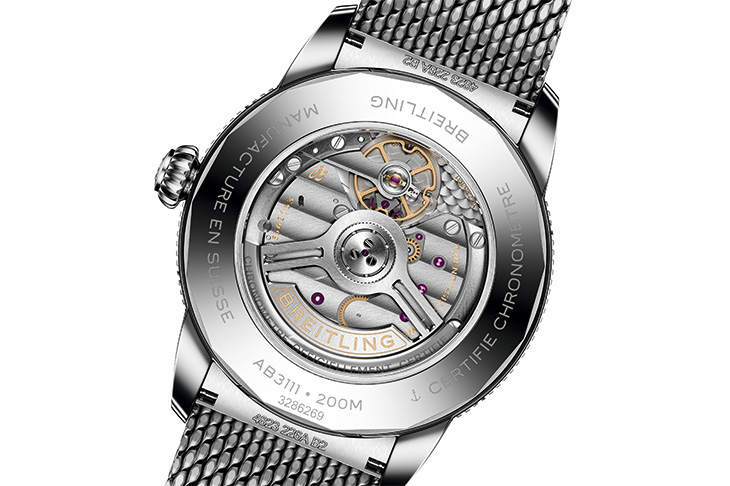 自製高規格基礎機芯／百年靈B31自動上鍊機芯