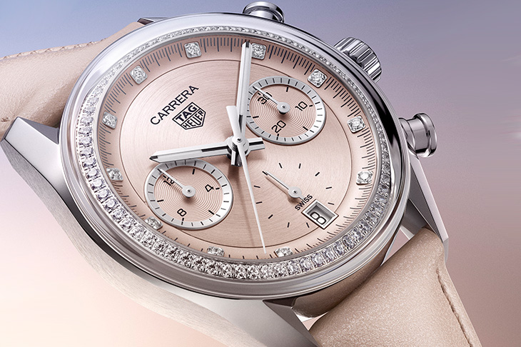 經典奢華魅力 泰格豪雅呈獻Carrera計時腕錶鑲鑽款