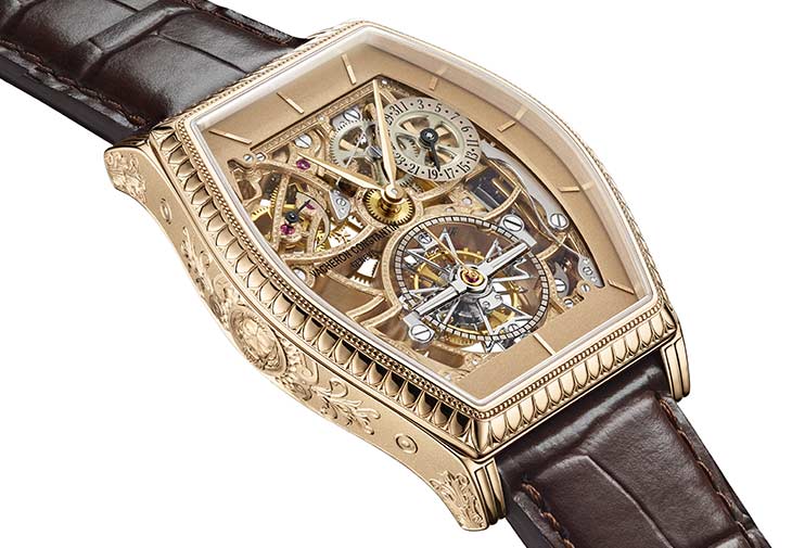 江詩丹頓VACHERON CONSTANTIN Les Cabinotiers閣樓工匠Malte鏤雕陀飛輪 Tribute to Haussmannian style腕錶