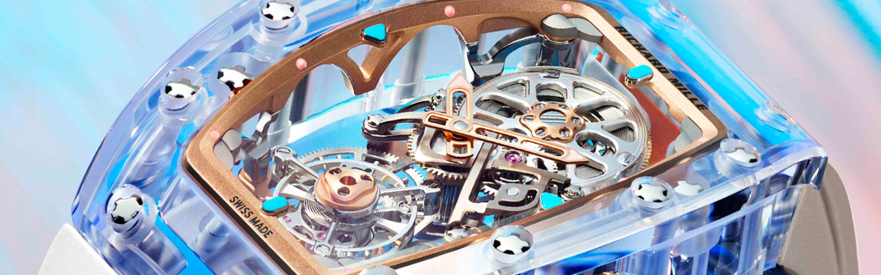 RICHARD MILLERM 75-01飛行陀飛輪藍寶石水晶腕錶