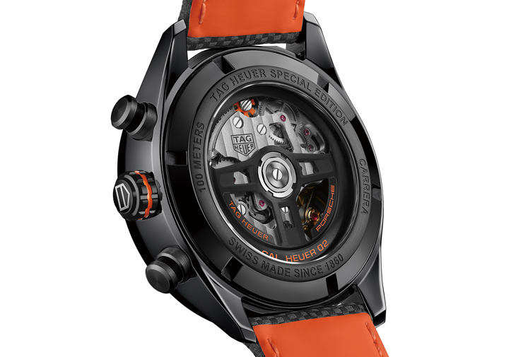 泰格豪雅TAG HEUER Carrera X Porsche Orange Racing聯名計時腕錶