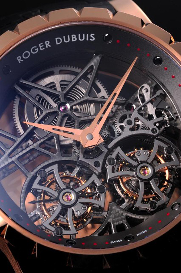 ROGER DUBUIS Excalibur 鏤空雙陀飛輪腕錶