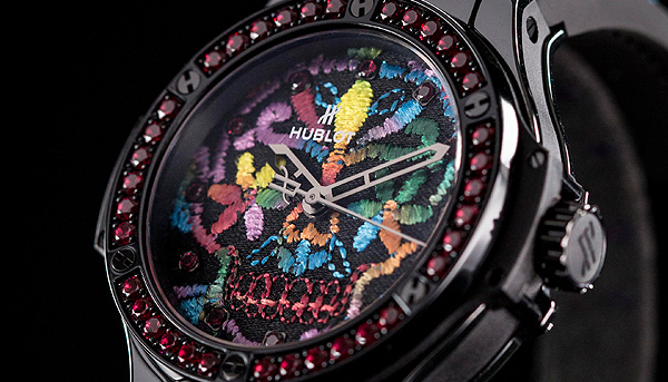 2016 SIHH搶先看　HUBLOT Big Bang糖果骷髏刺繡腕錶