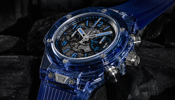 錶界首創彩色藍寶石材質　HUBLOT Big Bang Unico彩色藍寶石腕錶