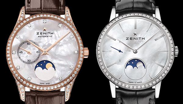 腕間圓月致敬母愛　ZENITH Elite系列女裝月相腕錶