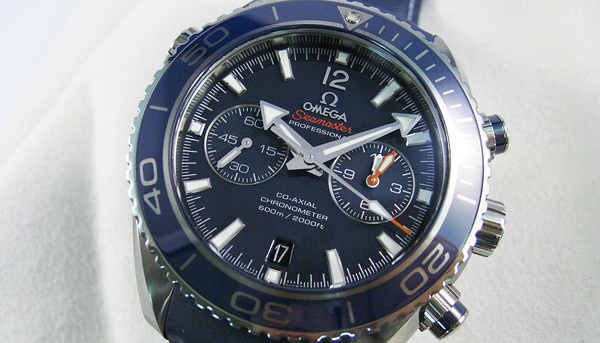 OMEGA 歐米茄 Seamaster Planet Ocean 45.5mm 鈦金屬計時碼錶