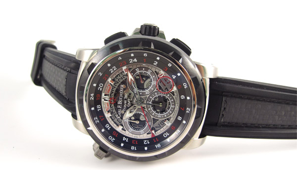 CARL F.BUCHERER TravelTec FourX寶齊萊柏拉維三地時區計時碼錶