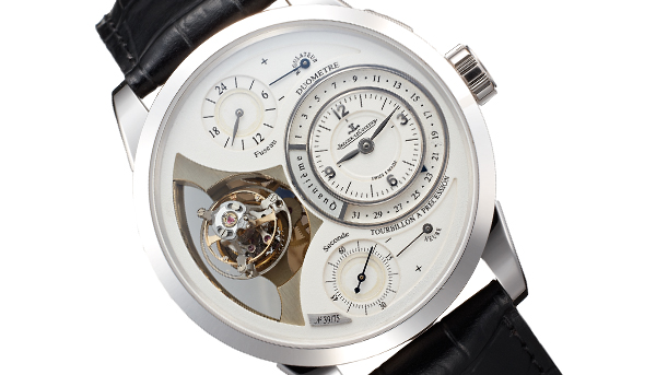 JAEGER-LECOULTRE Duometre Spherotourbillon雙翼立體雙軸陀飛輪錶