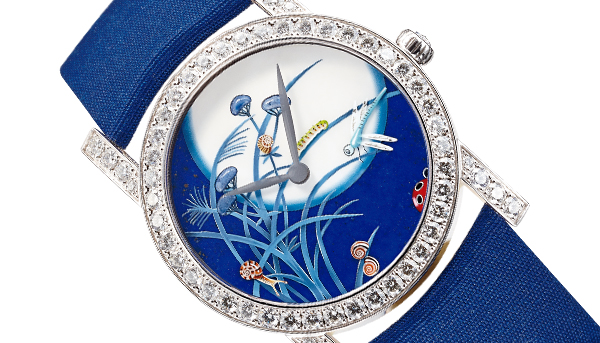 CHAUMET Attrape-moi si tu m'aimes W16189-38E 銀月倒掛伴蟲鳴