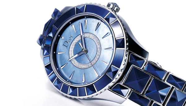 DIOR迪奧 Christal Blue 38mm 深邃的藍色金字塔