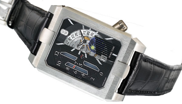 美學優先的設計概念 HARRY WINSTON Avenue Dual Time兩地時間腕錶