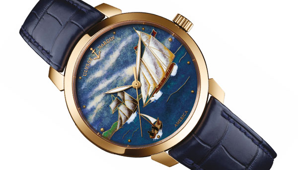 重現當年船賽風華 ULYSSE NARDIN Classico Schooner America腕錶
