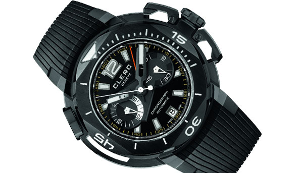 天生霸氣 CLERC Hydroscaph Central Chronograph計時碼錶