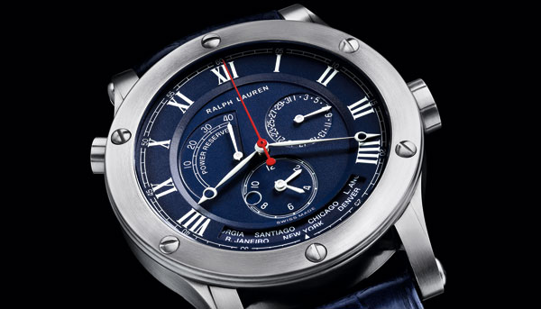 RALPH LAUREN拉夫勞倫2013年SIHH日內瓦高級鐘錶展精選錶款－Sporting系列World Time世界時間腕錶