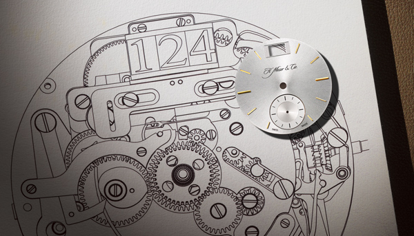 力求簡潔 H.MOSER & CIE Dual Time Zone