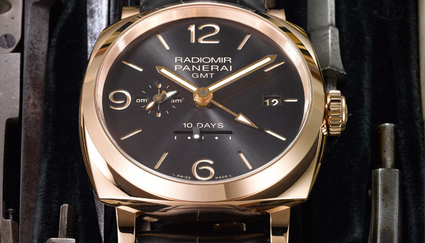 鏤空機芯美學 PANERAI Radiomir 1940 10 Days GMT Automatic Oro Rosso