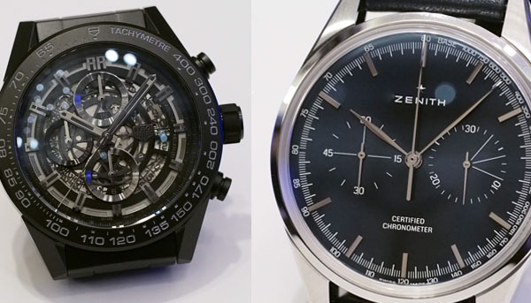 搶曝光可兇的咧！ 泰格豪雅、真力時新款預展