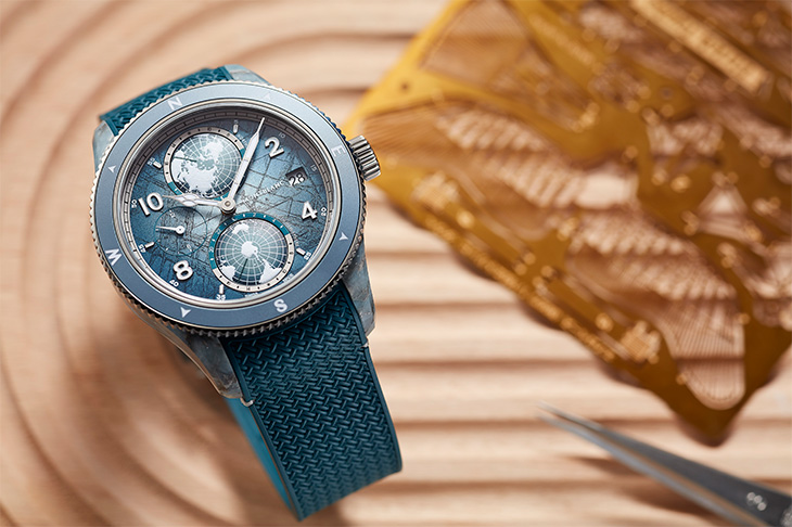 南極洲的冰川景致／萬寶龍1858 Geosphere零氧腕錶Mount Vinson文森峰限量版