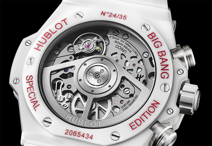 HUBLOT宇舶Big Bang Unico左冠陶瓷計時碼錶特別版