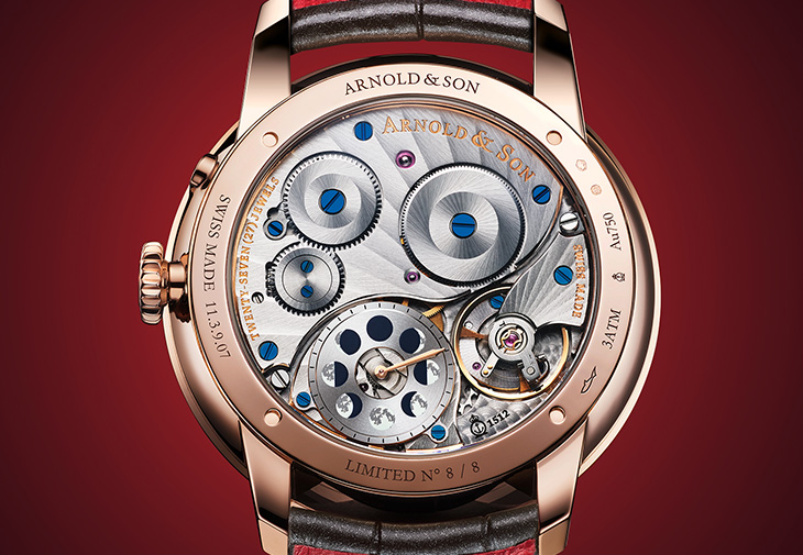 ARNOLD & SON Perpetual Moon恆久月相紅金《龍年》腕錶