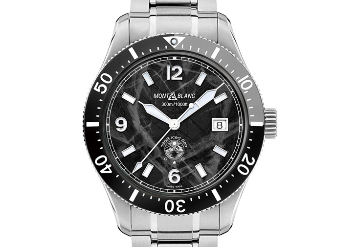 萬寶龍MONTBLANC 1858 Iced Sea日期顯示自動腕錶