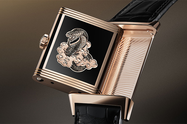 JAEGER-LECOULTRE積家Reverso Tribute Enamel‘Snake’翻轉系列琺瑯蛇年紀念腕錶