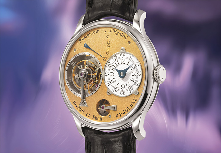 F.P. Journe，「Tourbillon Souverain à Remontoir d’Egalité」鉑金陀飛輪腕錶