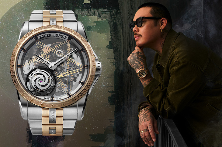 Dr. Woo x ROGER DUBUIS羅杰杜彼王者系列單飛行陀飛輪Dr. Woo第三篇章限量腕錶