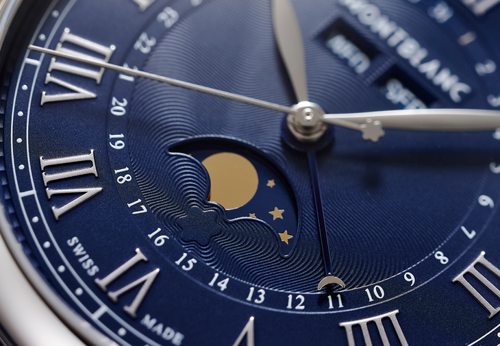 萬寶龍MONTBLANC明星傳承系列全日曆腕錶午夜藍