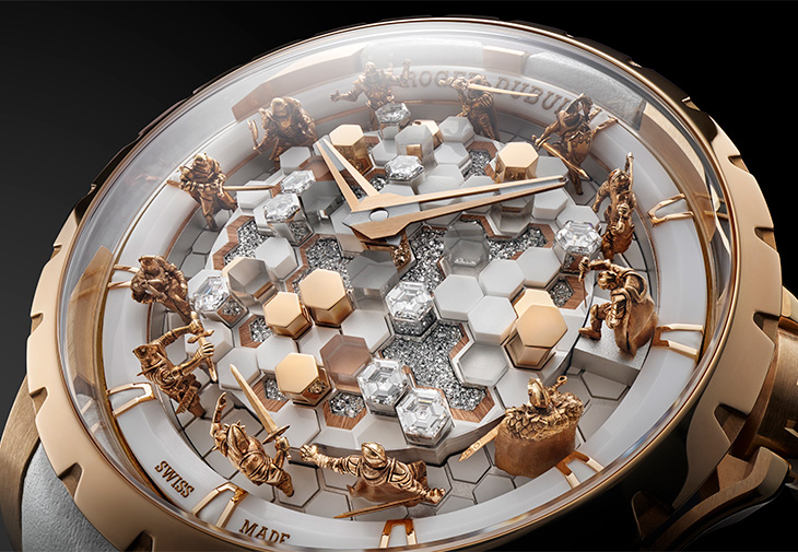 ROGER DUBUIS羅杰杜彼Excalibur Knights of the Round Table–The Enchanter Merlin圓桌騎士系列魔法師梅林限量腕錶