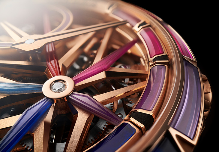 羅杰杜彼ROGER DUBUIS Excalibur Blacklight Spin-Stone Monobalancier王者系列夜光單擺輪腕錶