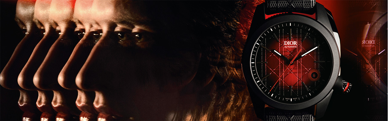 DIOR迪奧Chiffre Rouge Black Ultramatte 自動上鍊腕錶