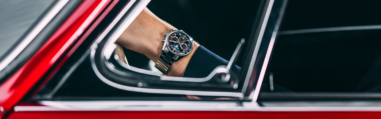 TAG Heuer泰格豪雅Carrera Chronosprint x Porsche Rallye 限量版計時腕錶