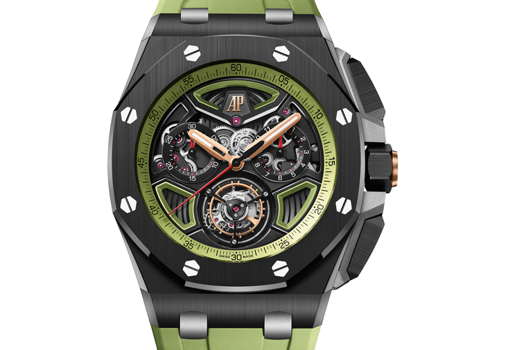 愛彼AUDEMARS PIGUET Royal Oak Offshore皇家橡樹離岸型自動飛行陀飛輪飛返計時碼錶