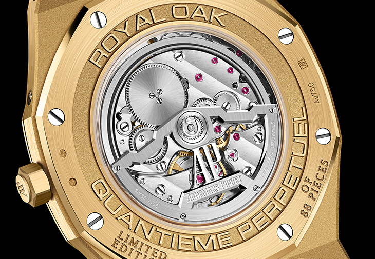 AUDEMARS PIGUET愛彼Royal Oak皇家橡樹系列大中華區限定版超薄萬年曆黃金腕錶