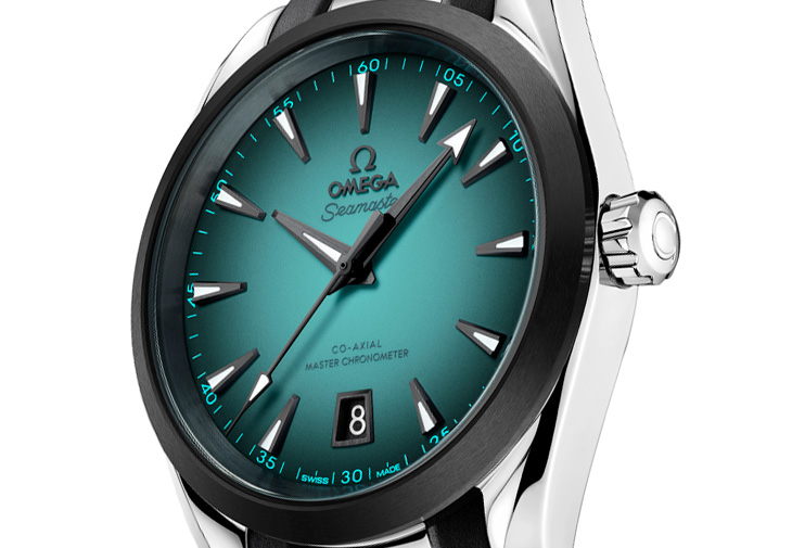 歐米茄OMEGA海馬Aqua Terra綠松石色腕錶