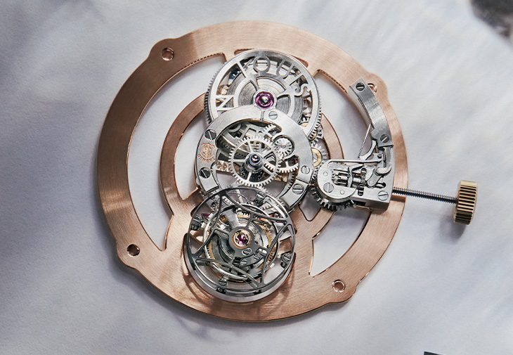 LOUIS VUITTON Tambour Moon Flying Tourbillon Poinçon de Genève Sapphire Frank Gehry