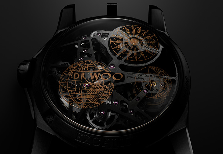 羅杰杜彼ROGER DUBUIS Excalibur Dr. Woo Monobalancier王者系列單擺輪腕錶Dr.Woo特別版