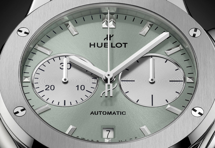 HUBLOT宇舶錶Classic Fusion經典融合系列鼠尾草綠腕錶