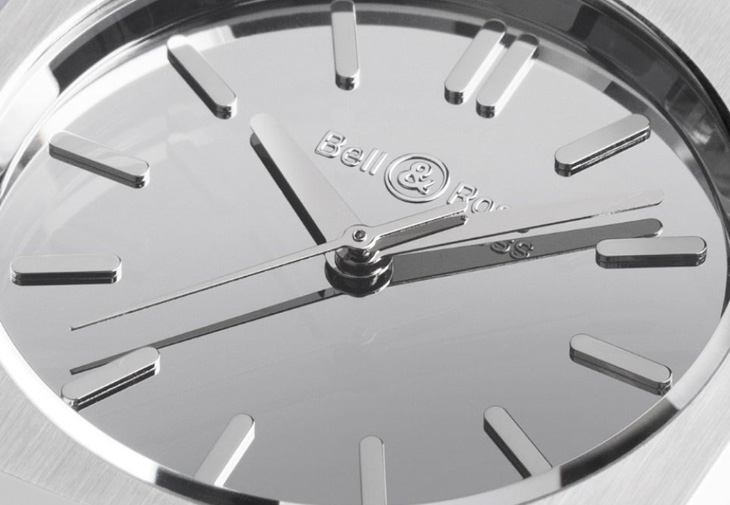 BELL & ROSS柏萊士BR-05 Grey Mirror Steel銀鏡腕錶