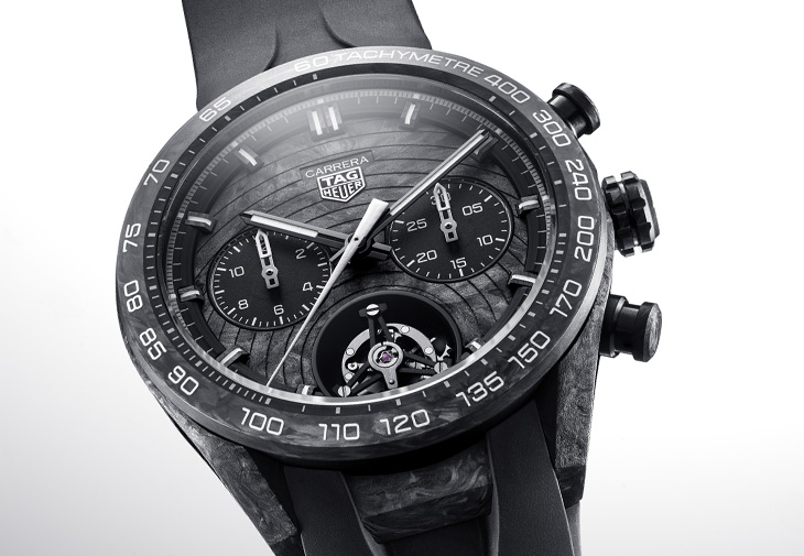 TAG Heuer泰格豪雅Carrera Extreme Sport TH-Carbonspring 前衛碳游絲陀飛輪計時腕錶