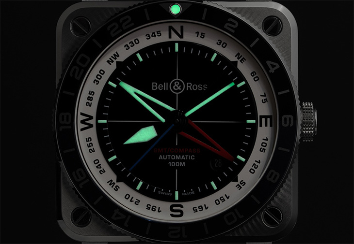 BELL & ROSS柏萊士BR-03 GMT Compass