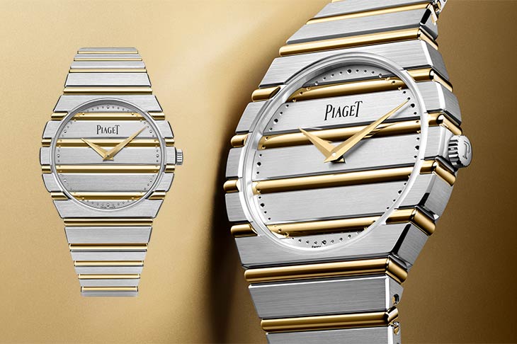 黃金、白金交織的時間維度／PIAGET Polo79 Two-Tone 雙金超薄腕錶