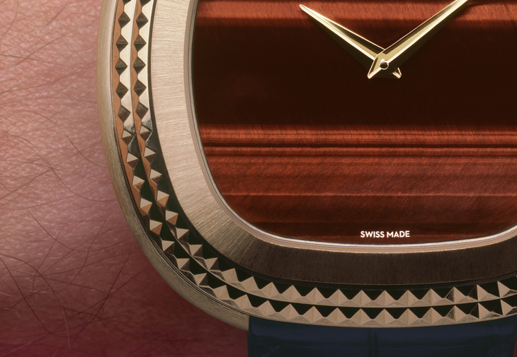 PIAGET伯爵表Andy Warhol系列18K玫瑰金牛眼石面盤自動上鍊腕錶