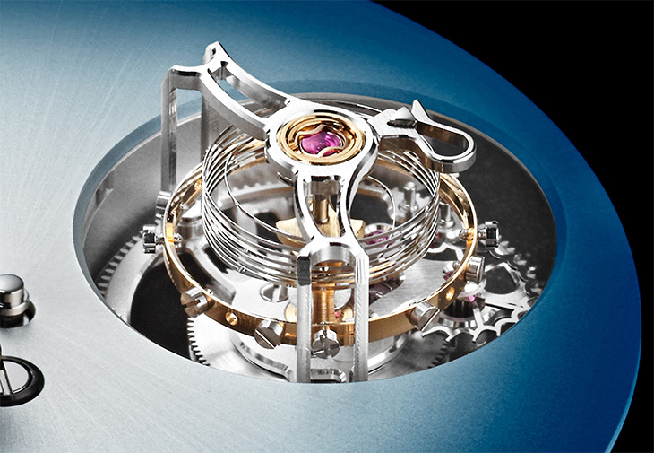亨利慕時H.MOSER & CIE. X MB&F勇創者圓柱游絲陀飛輪腕錶