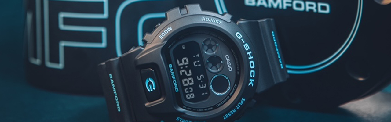 卡西歐G-SHOCK x Bamford DW-6900BWD
