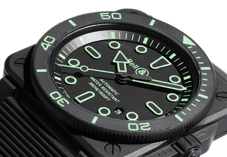 BELL & ROSS柏萊士BR-03 Diver Lum Outline