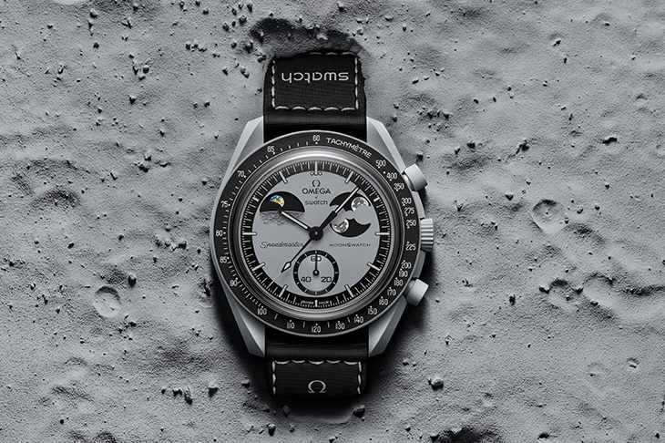 從月球看地球  SWATCH Bioceramic Moonswatch Mission To Earthphase